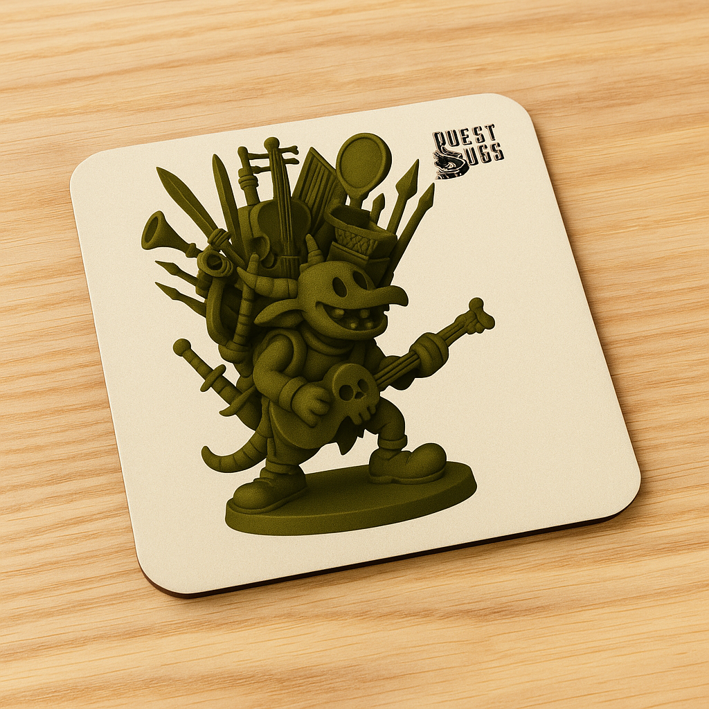 Taters The Bard Mini Coaster