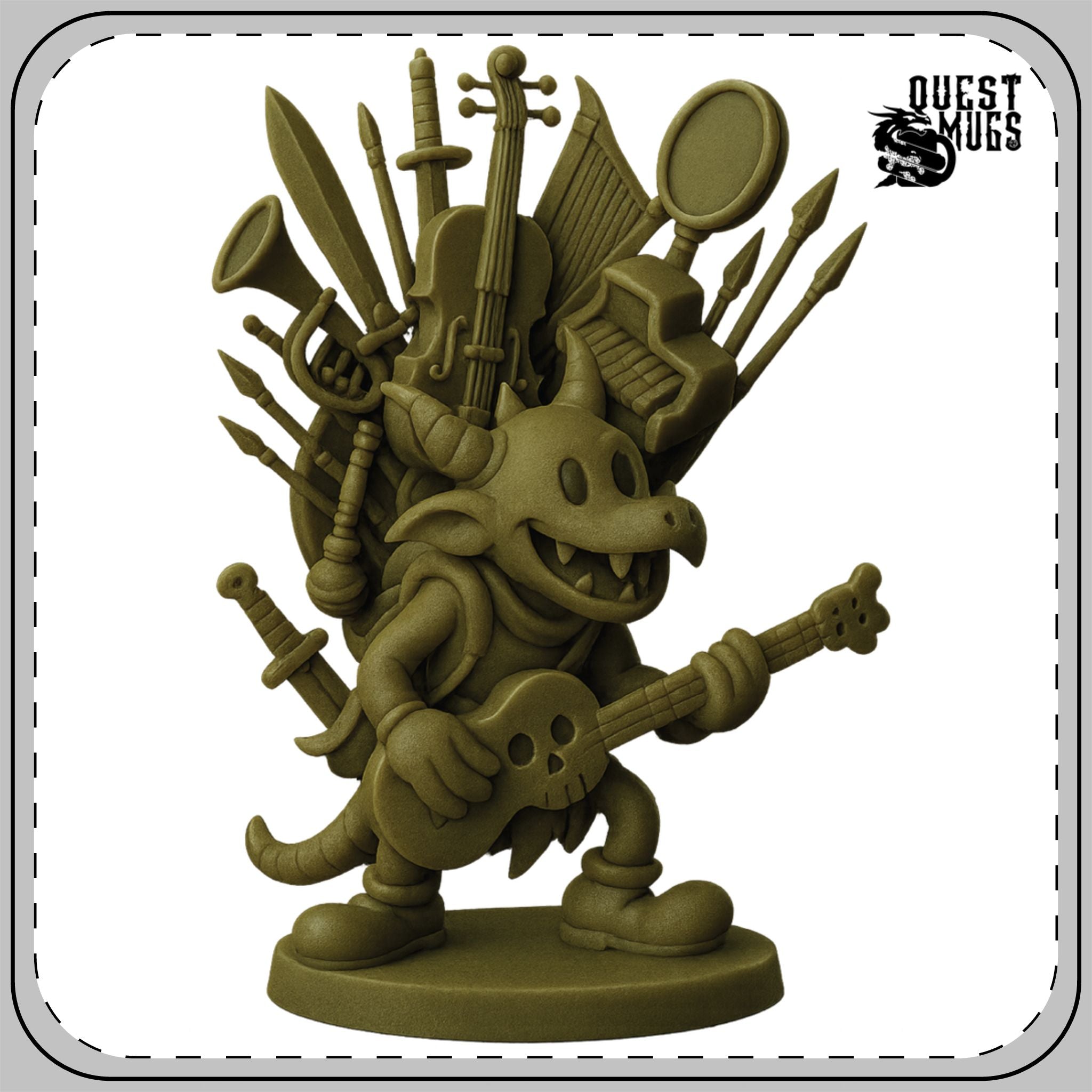 Taters The Bard Mini Coaster